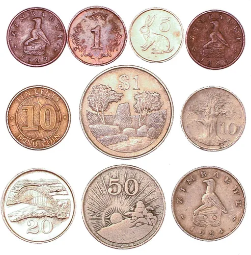 Vista 64 de Argentina 10 Monedas Mixtas de Novedad Cabeza de la Libertad Sol de Mayo Token Mundial Monedas de Fantasía