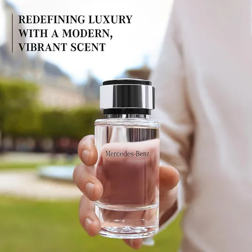 Vista 2 de Mercedes Benz Colonia para Hombres – 4 onzas líquidas – Eau De Toilette Perfume en aerosol para hombre – Aroma amaderado y almizclado – Fragancia