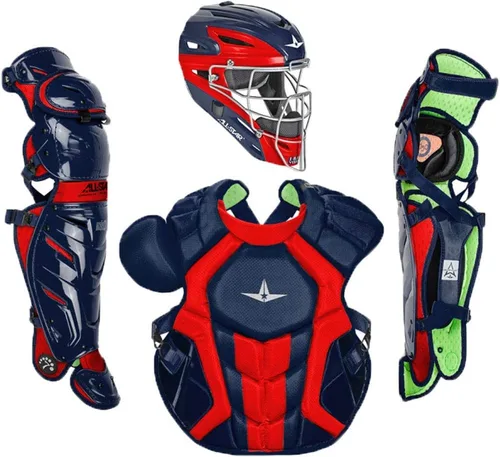 Vista 16 de All-Star S7 Axis for Adults - Baseball Catching Equipment Kit (Catching Helmet, Chest Protector, Leg Guards), NOCSAE Standard