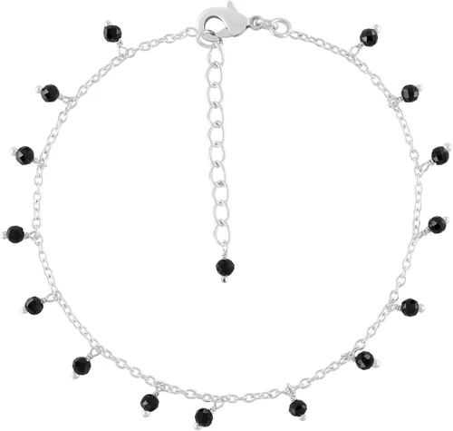 Vista 67 de Yanara Tobilleras de piedras preciosas para mujer, piedra natal natural, chapada en plata, joyería hecha a mano en 8.5 + 1.5 pulgadas, cristales