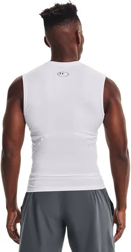 Vista 2 de Under Armour HeatGear - Camiseta de compresión sin mangas, para hombre