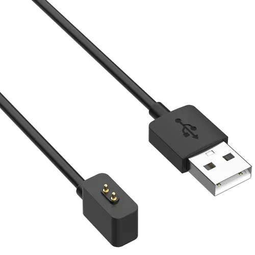 Vista 5 de Cargador compatible con Mi Band 8/8 Pro/Redmi Watch 3 Active/Lite Smart Watch Cable de carga USB Cable de repuesto 1M (negro)