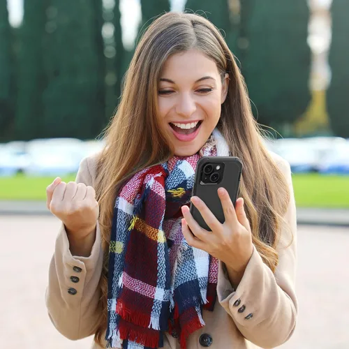 Vista 5 de Sansunto Funda para iPhone 15 Plus y iPhone 14 Plus, protección de cuerpo completo, resistente a prueba de golpes, 3 en 1, goma de silicona Negro