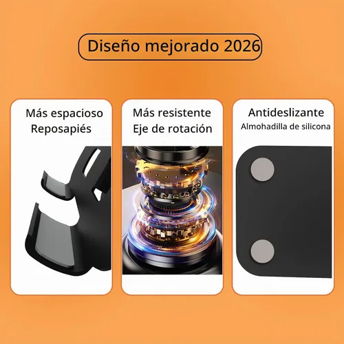 Vista 6 de Soporte de metal para tableta, soporte ajustable de rotación de 360° compatible con tabletas de 4 a 16 pulgadas como iPad Pro Air, iPad mini, Tab