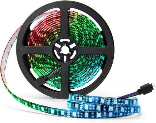 Vista 2 de SUPERNIGHT Tira de luces LED con control remoto RGB IR de 44 teclas