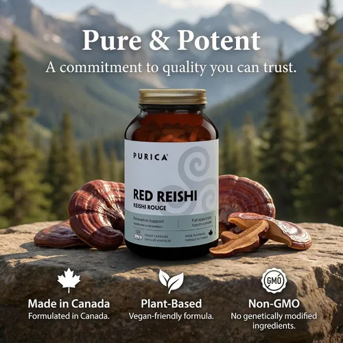 Vista 7 de PURICA Red Reishi, 120 CT