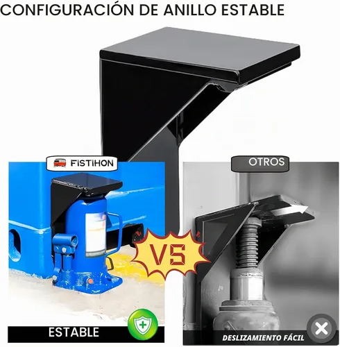 Vista 2 de Contenedor Jack Lug con limitador, nivelador de acero para contenedores