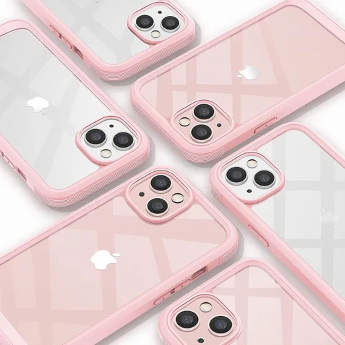 Vista 6 de Diaclara - Funda diseñada para iPhone 13, carcasa resistente de cuerpo completo con protector de pantalla integrado sensible al tacto, antiarañazos