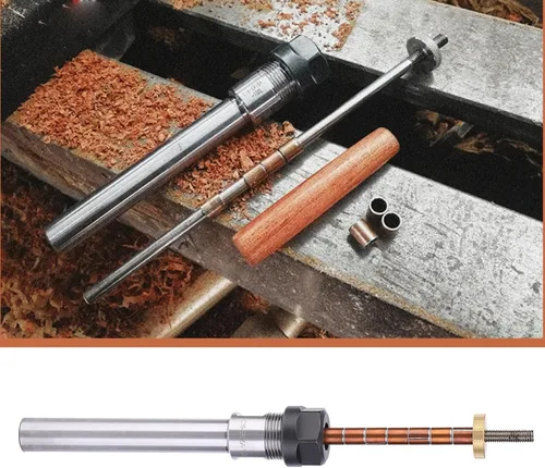 Vista 6 de Herramienta de torno de mandril de torno ajustable para carpintería (mango recto)