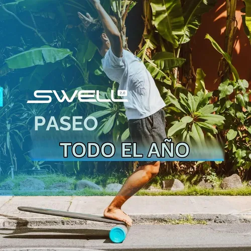 Vista 6 de Revbalance Swell 2.0 - Entrenador de tabla de equilibrio para surf y remo Medianoche - Negro