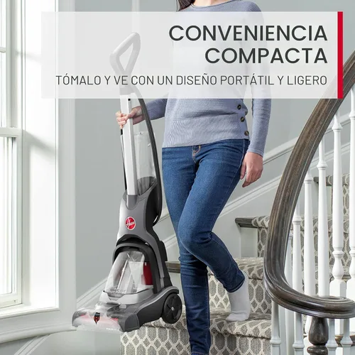Vista 4 de Hoover PowerDash Pet Advanced - Máquina limpiadora de alfombras compacta con limpieza de superficies elevadas, máquina de champú de alfombras