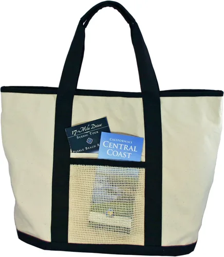 Vista 4 de Simple Ecology Bolsa de comestibles reutilizable de algodón orgánico súper fuerte XL
