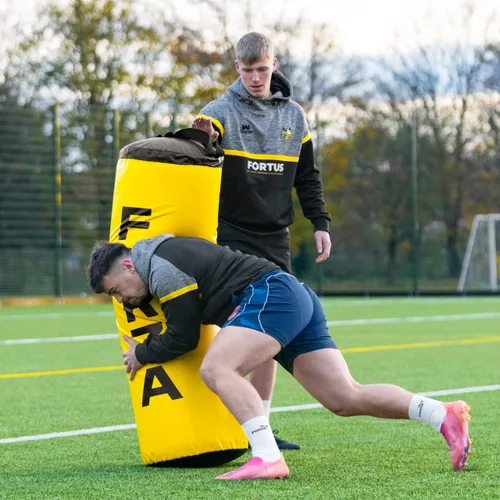 Vista 2 de FORZA Maniquíes de aparejos de fútbol de altura completa (cinco tamaños) Equipo de entrenamiento de fútbol para la práctica de abordaje