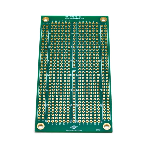 Vista 3 de Placa Prototipo ENIG de Doble Cara, Tablero de Pan Soldable, Tablero de Circuito Electrónico para Prototipo de Circuito DIY, FR4, Placa Prototipo