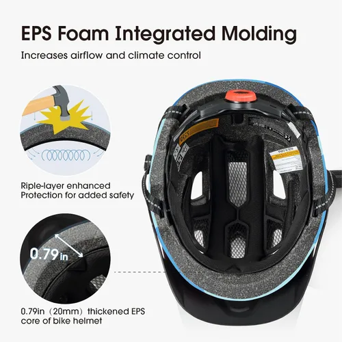 Vista 8 de newyoo Triciclo para niños pequeños con casco, bicicleta para niños pequeños, triciclos para niños de 1 a 3 años, casco de bicicleta para niños de 3