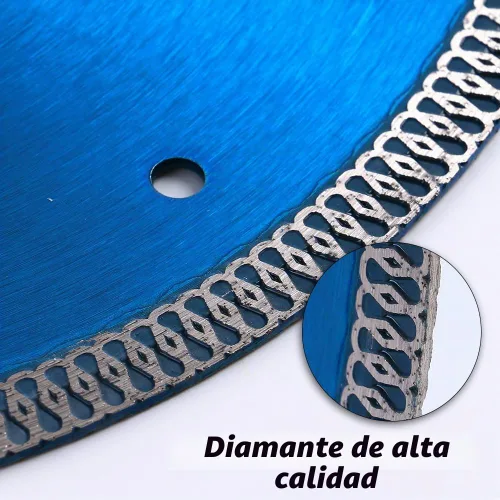 Vista 3 de Cuchilla de corte de azulejos de 10 "Hoja de diamante fina estupenda para corte de azulejos de cerámica de mármol de granito