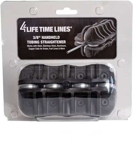 Vista 4 de 4LIFETIMELINES Enderezadora de tubos de mano, herramienta de enderezamiento de tubos de 3/8 pulgadas para líneas de combustible y transmisión, uso