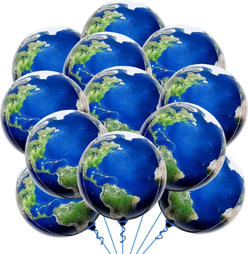Vista 24 de KatchOn, Globos redondos de Mylar negros enormes, 22 pulgadas, paquete