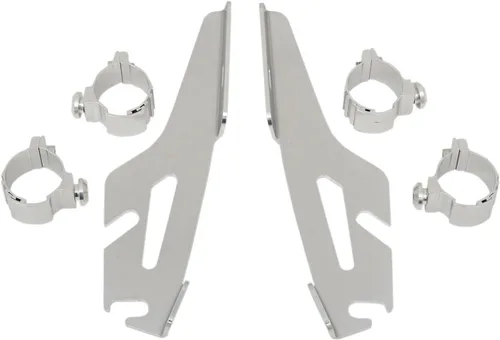Vista 2 de Memphis Shades MEM8969 Kit de montaje de bloqueo de gatillo pulido para Yamaha XVS1300A y XVS950 V-Star 2007-2015, negro