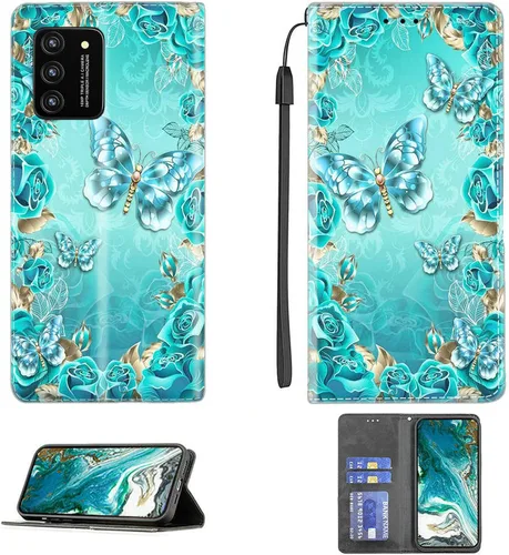 Vista 355 de jioeuinly ATT Motivate 2 - Funda compatible con ATT Motivate 2, funda con soporte abatible y cierre magnético DJS