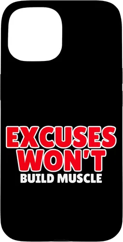 Vista 6 de Funda divertida con frase motivacional para iPhone 16 Fitness