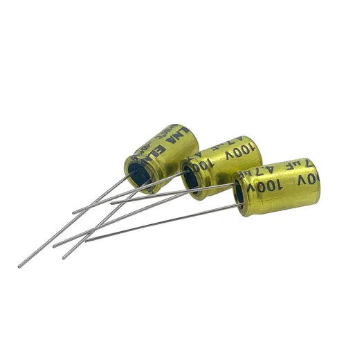 Vista 11 de 10 unids 2.2uF 100V condensador electrolítico no polarizado 10x17mm (0.39x0.67in) NP para audio tweeter condensador divisor de frecuencia