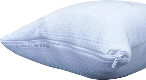 Vista 3 de Almohada ajustable de espuma viscoelástica para el cuello Tela de enfriamiento Queen