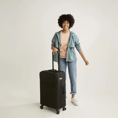 Vista 7 de Vera Bradley Women's Softside Rolling Suitcase Luggage