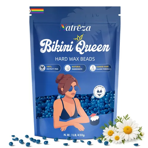 Vista 11 de Cuentas de cera para depilación, bolsa a granel verde de aloe vera Verde - Aloe Vera