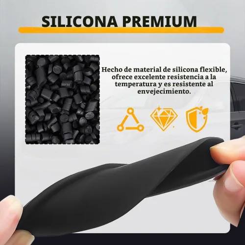 Vista 5 de Funda para cámara de respaldo de visión trasera, protector de lluvia de silicona para cámara de respaldo que mantiene la lente clara en la estilo 2