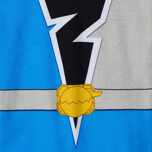 Vista 5 de Power Rangers Conjunto de pijama de algodón de 4 piezas para niño pequeñogrande