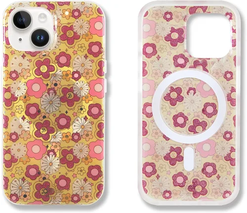 Vista 22 de Sonix x Barbie Funda para iPhone 15 Pro Compatible con MagSafe Probada para caídas de 10 pies Golden Hour