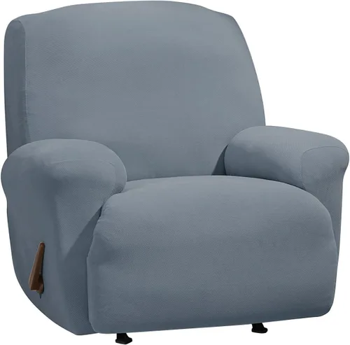 Vista 23 de SureFit Form Fit - Funda elástica para cojín de silla Morgan, de una pieza, de poliéster y elastano, lavable a máquina