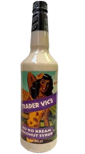 Vista 6 de Trader Vic's Jarabe de granadina premium, mezcla de bebida de cóctel, botella de 32 onzas