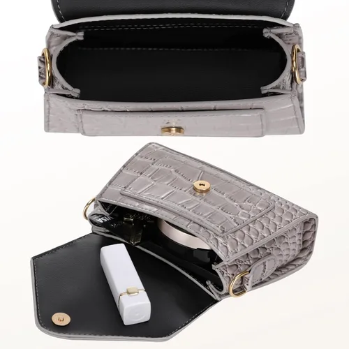 Vista 6 de Womens Trendy Mini Designer Crossbody Bags Top Handle Clutch Handbag Cute Shoulder Purse