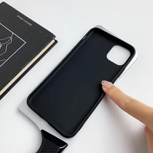 Vista 3 de Funda para iPhone 6 Plus/iPhone 6S Plus, creativa, bonita, de alta imitación, divertida, cuchillo de cocina, protección anticaída, funda