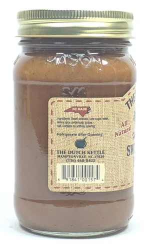 Vista 2 de The Dutch Kettle Amish - Mantequilla de camote estilo casero 2 frascos reutilizables de 18 onzas