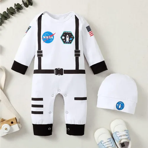 Vista 2 de Newborn Boy Girl Halloween Costume Outfit Baby Uniform Costume Clothes Romper