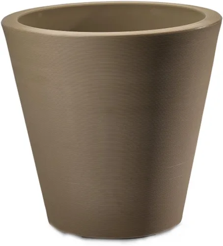 Vista 33 de Crescent Garden Madison Planter– Maceta resistente a la intemperie, doble pared para interiores y exteriores con orificio de drenaje, contenedor