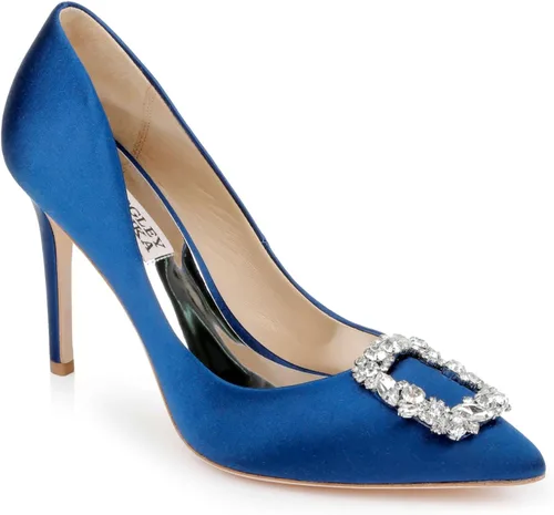 Vista 17 de Badgley Mischka Tacones Cher para mujer - Tacones de mujer con tacones de aguja de stiletto de 3.75" Azul celeste