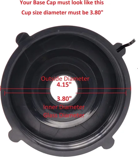Vista 5 de Blendin Tarro personal de repuesto con tapa abatible para llevar, compatible con licuadoras Oster Pro 1200 (paquete de 2, 24 onzas)