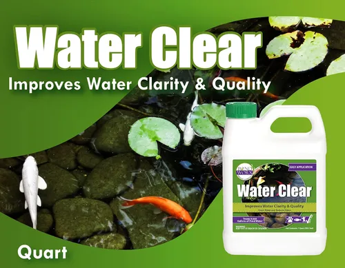 Vista 2 de Pond Worx Agua clara: la formulación concentrada mejora la claridad y calidad del agua, ayuda a limpiar el agua turbia, segura para peces, mascotas