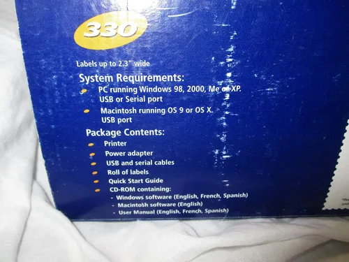 Vista 4 de DYMO LabelWriter lw330Electronic Labeler