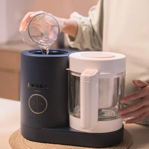 Vista 5 de BEABA Babycook Neo Rice Pasta and Grain Insert, fabricante de alimentos para bebés, procesador de alimentos para bebés, cocina al vapor una variedad