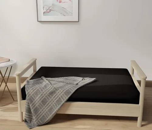 Vista 4 de LANE LINEN Fundas para futón de tamaño completo, fundas elásticas 100% algodón, funda de colchón de tamaño completo para sofá cama de futón, funda