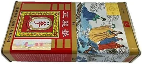 Vista 3 de Raíces secas de ginseng rojo coreano Shing Hon 6 años de grado celestial (2.65 oz)