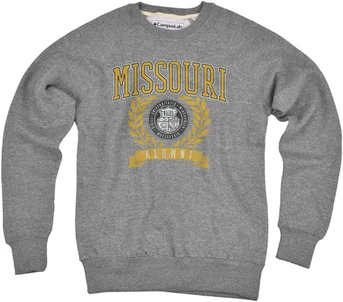 Vista 22 de Campus Lab Collegiate Classic Alumni Seal - Sudadera unisex con cuello redondo para adultos
