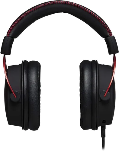 Vista 5 de HyperX Cloud Alpha - Auriculares para juegos controladores de doble cámara marco de aluminio duradero micrófono desmontable funciona con PC PS4 PS4