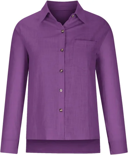 Vista 84 de SMIDOW Camisa de algodón y lino con botones para mujer