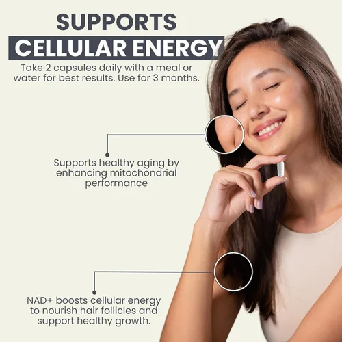 Vista 5 de Suplemento NAD+ 18 en 1 con resveratrol berberina quercetina fisetina ácido lipoico curcumina Vitamina D3 K2 para energía celular Apoyo